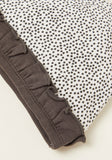 Juniors All - over polka Dot print cap with Flared Hem