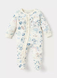 Juniors all over printed frill sleepsuit