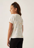 Juniors all over hearts printed polo tshirt (Summer)