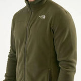 The North Face men's green fleece zipped pullover (Winter)