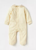 Juniors beige bear beads sleepsuit (Thick cotton) (Winter)