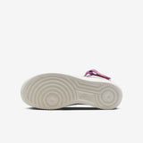 Nike Air Force solid white & pink perforated shoes (Box Packaging)