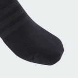 Adidas black textured ankle socks