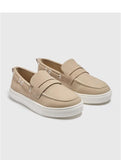 Matalan cream boys loafers