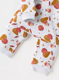 Juniors All Over Fruit Printed Padded Shirt & Pyjama Set (Set Of 2) (winter)