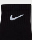 Nike black textured ankle socks
