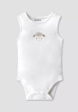 Juniors sheep & stripe printed bodysuits (set of 6)