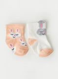 Juniors bunny socks (pack of 3)