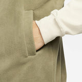 Nike men's fleece green zipped pullover (Winter)