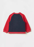 Lee Cooper Red & Navy Padded Zipped Pullover (Winter)