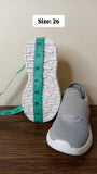 Oaklan grey slip on shoes