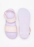 Kappa pink sandals with hook and loop closure