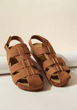 Max boys brown fisherman sandals