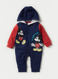 Juniors mickey mouse padded hooded sleepsuit (Winter)