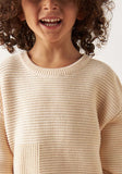 Juniors beige knitted sweatshirt (Winter)