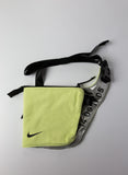 NIKE TECH CROSSBODY SHOULDER BAG POUCH SILVER/LIME UNISEX