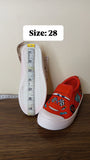 Matalan Cars theme red slip on shoes