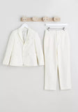 Juniors Solid formal Notch Lapel Blazer and Pants Set (set of 2)