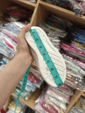 R&B solid white shoes