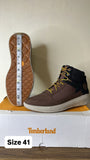 Timberland brown laceup shoes (Box Packaging)