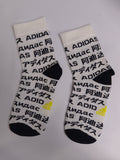 Adidas typography socks