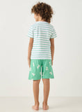 Juniors dino stripe shirt & shorts set (set of 2) (Summer)