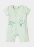 Juniors peek a boo printed half romper (Summmer)