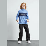 Nike blue girls turtle neck shirt