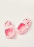 Juniors Textured Pink Booties