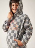 Kappa grey checkered hoodie (winter)