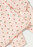 Juniors all over small fruits printed shirt & pyjama set (set of 2)