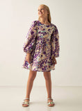 Juniors all over abstract printed frock