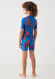 Spiderman printed swimsuit
