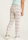 Juniors colorful floral leggings