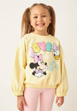 Juniors Love minnie & daisy printed yellow sweatshirt (Winter)