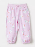 Juniors all over unicorn printed jog pants (fleece lined) (Winter)