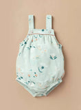 Juniors girls floral dungaree (set of 2)