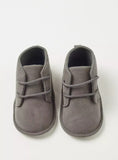 Juniors grey boys lace up infant shoes
