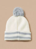 Peanuts Snoopy Embroidered Beanie cap with Pom Pom Accent (Winter)