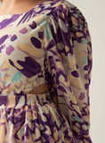 Juniors all over abstract printed frock