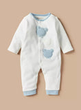 Giggles White Bear Applique (Thick Cotton) (Winter)