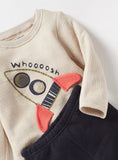 Juniors whoosh rocket padded pyjama set (set of 2) (winter)