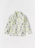 Juniors all over fruit printed button down Shirt & Pyjama Set (set of 2)