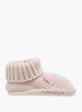Juniors beige infant carty booties