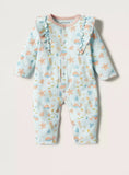 Juniors under the sea theme frill openfeet sleepsuit