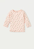 Juniors all over small fruits printed shirt & pyjama set (set of 2)