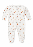 Juniors vegetable printed zipped sleepsuit