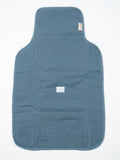 Giggles navy textured diaper changing mat