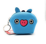 BT21 blue Key chain pouch