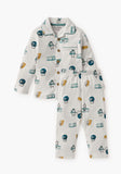 Juniors all over printed shirt & Pyjama set (set of 2)